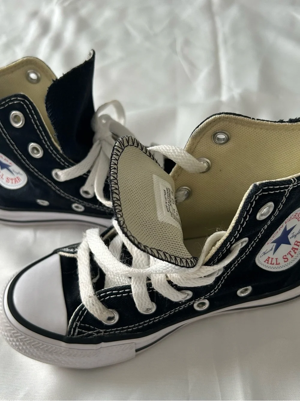 Converse Black & White High Top Sneakers